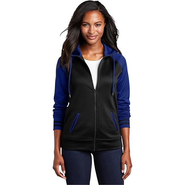 SPORT-TEK Unisex Sport-Wick Varsity Fleece Full Zip Hooded Jacket
